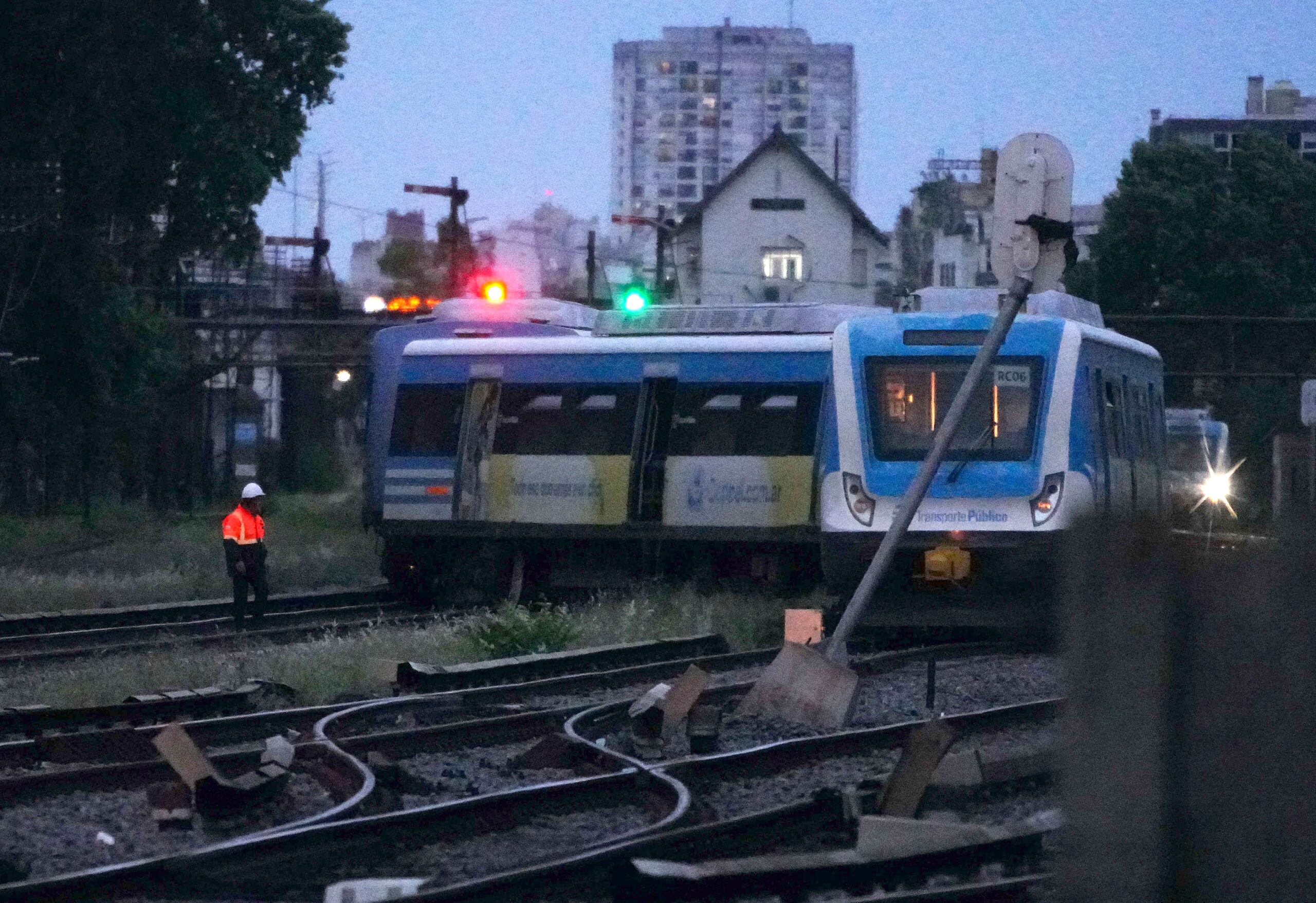 Descarrilamiento tren Sarmiento