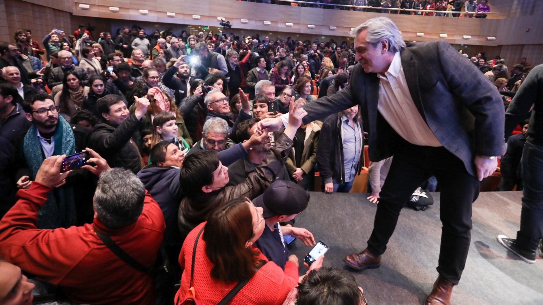 Alberto Fernández en el Encuentro Abierto de Educación en la Universidad Nacional de General Sarmiento.