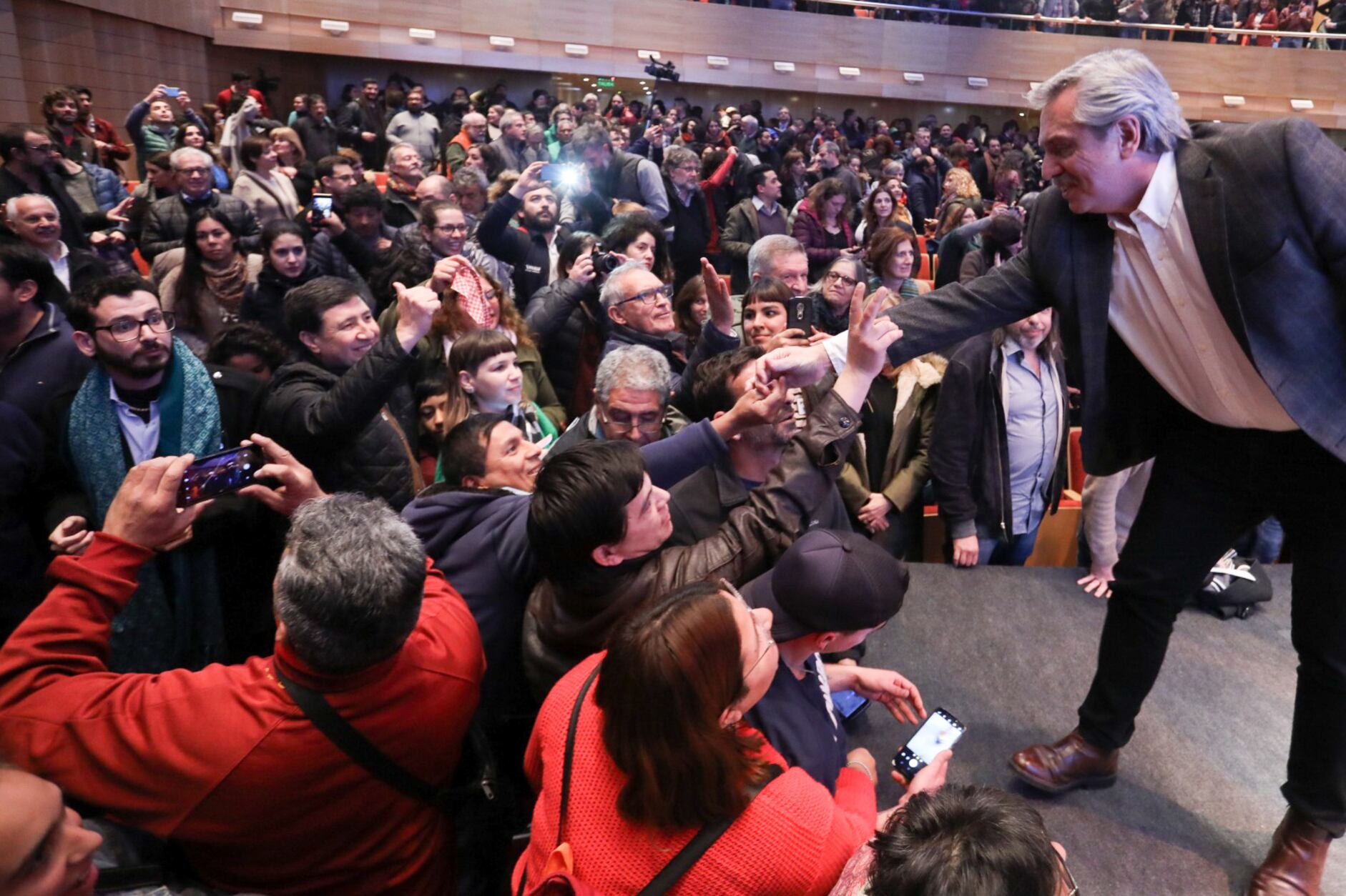 Alberto Fernández en el Encuentro Abierto de Educación en la Universidad Nacional de General Sarmiento.