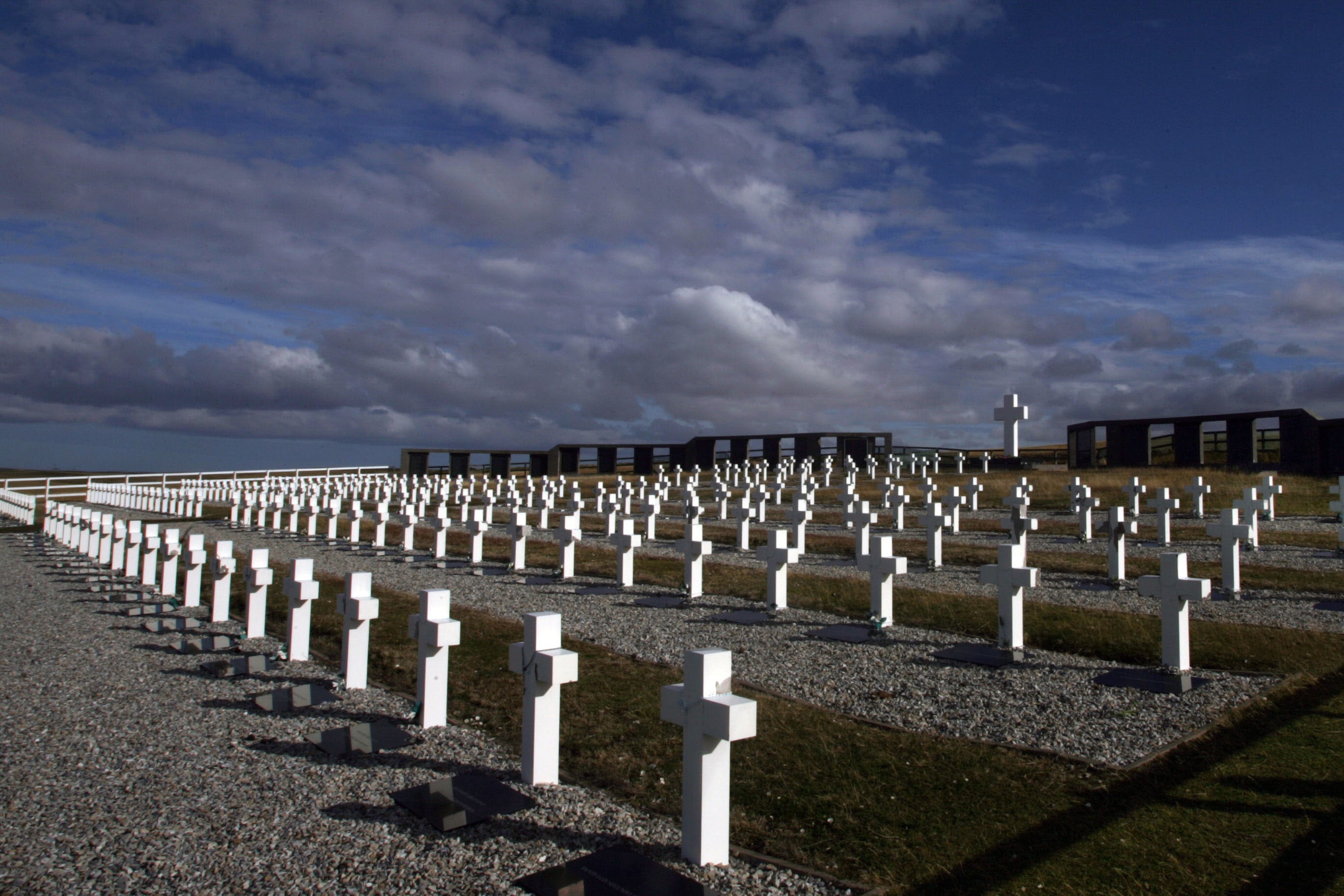 Cementerio de Darwin en Malvinas