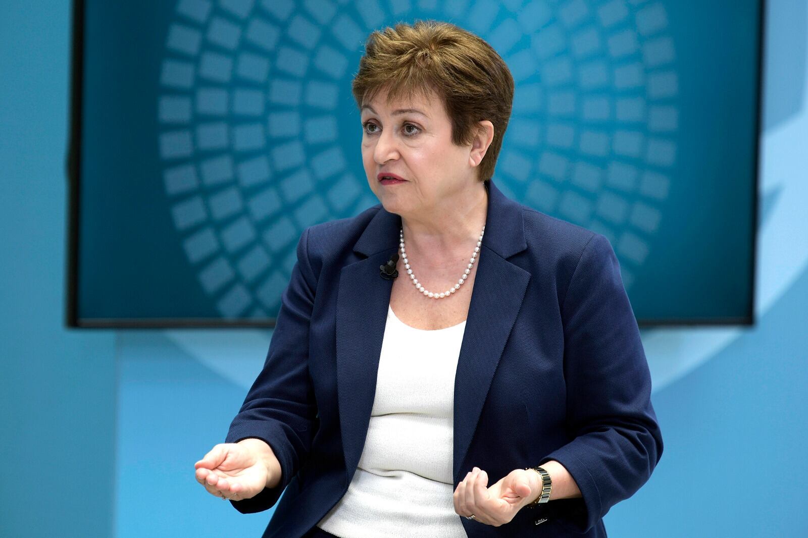 Kristalina Georgieva, titular del Fondo Monetario. 