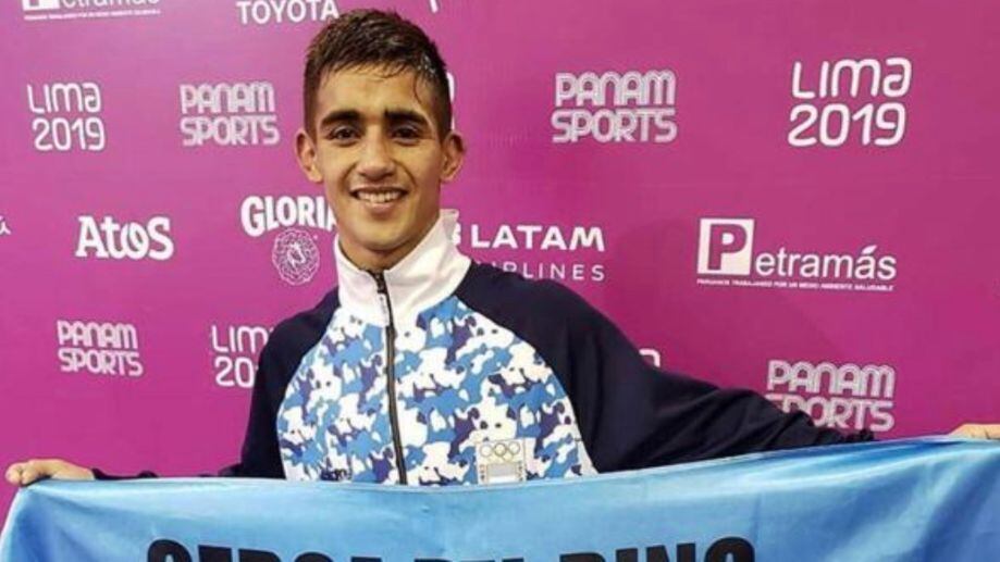 Ramón "Hormiga" Quiroga, medalla de bronce en Lima 