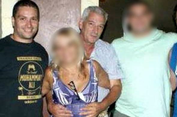 Luciano Viale, a la izquierda. En el centro, su padre, el Lauchón Viale, baleado en 2013.