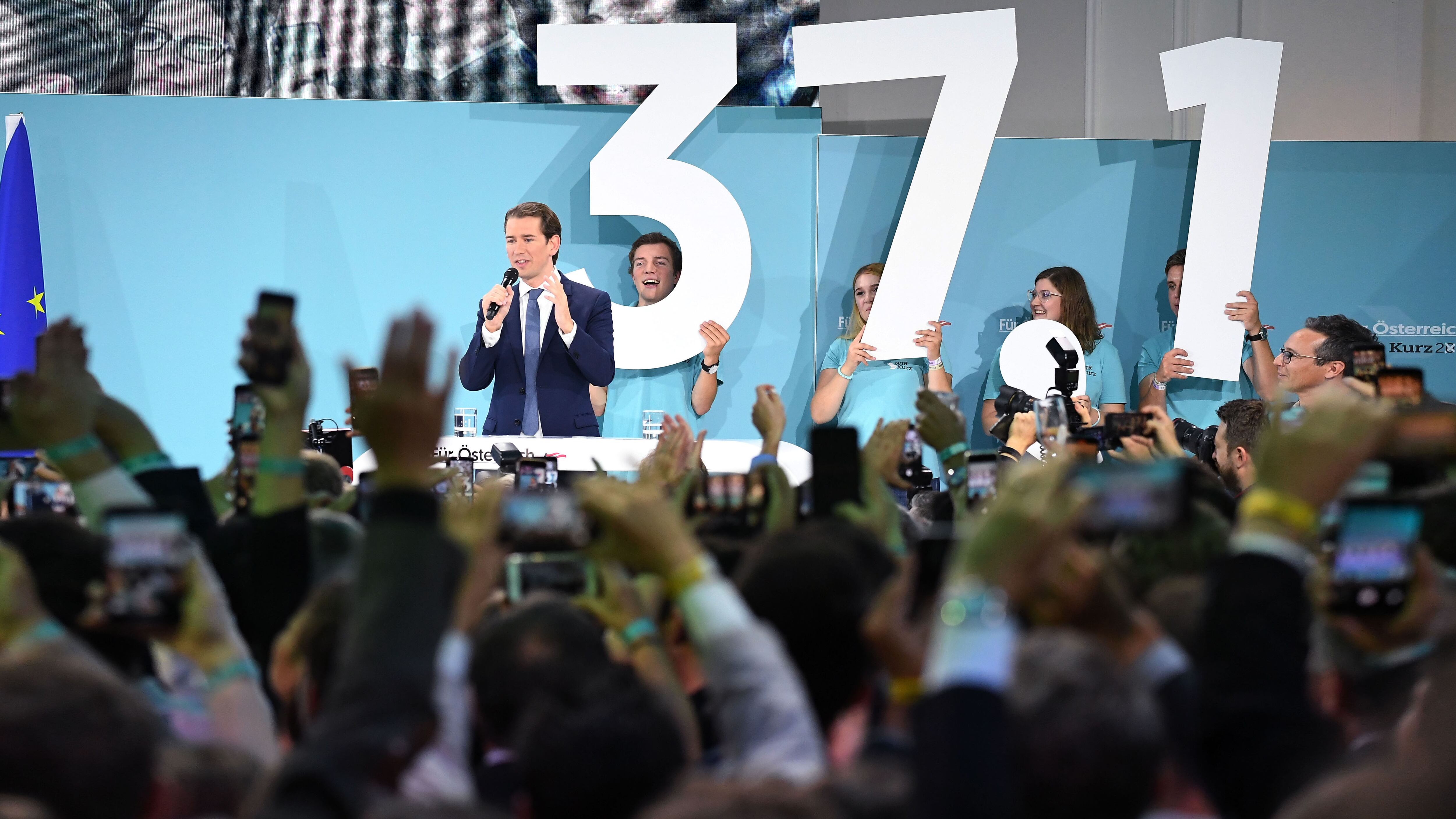 Sebastian Kurz ganó las elecciones pero deberá pactar una alianza.