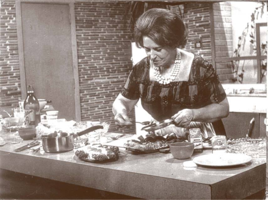 La ecónoma que revolucionó la tele: le daba su número de teléfono a todo el mundo para que le consulte sobre sus recetas.