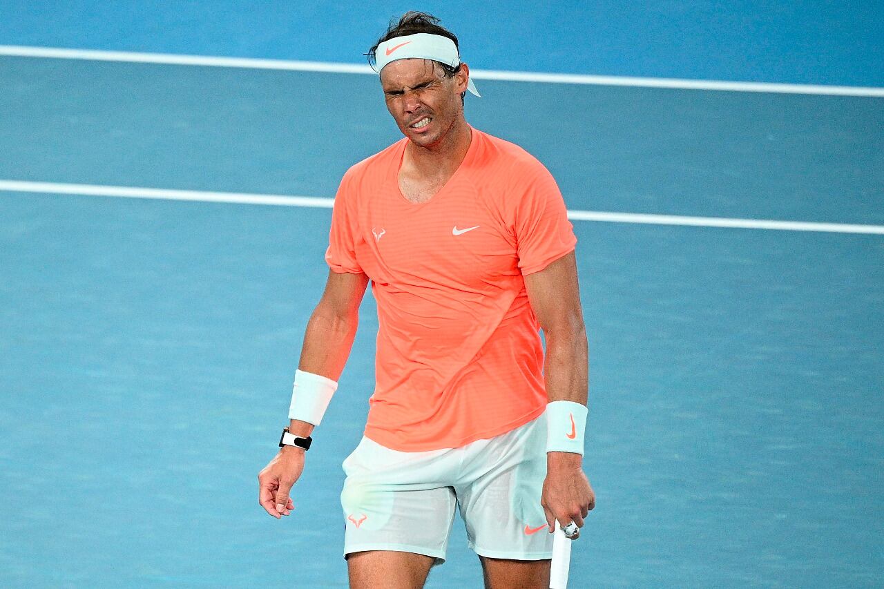 Nadal perdió un partido que tenía 2-0 arriba, por segunda vez en su carrera.