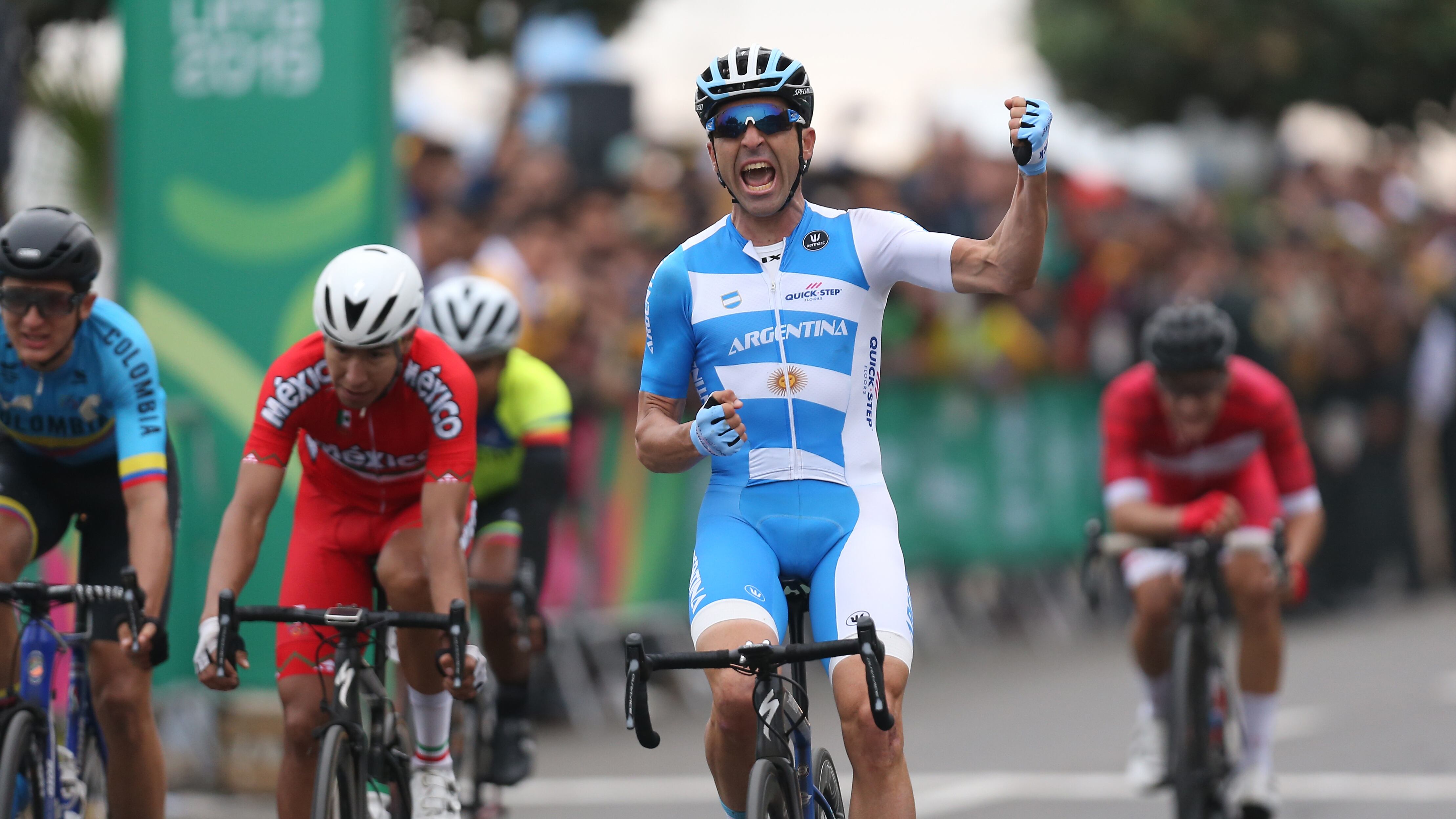 Maximiliano Richeze se llevó el oro en ciclismo de ruta.