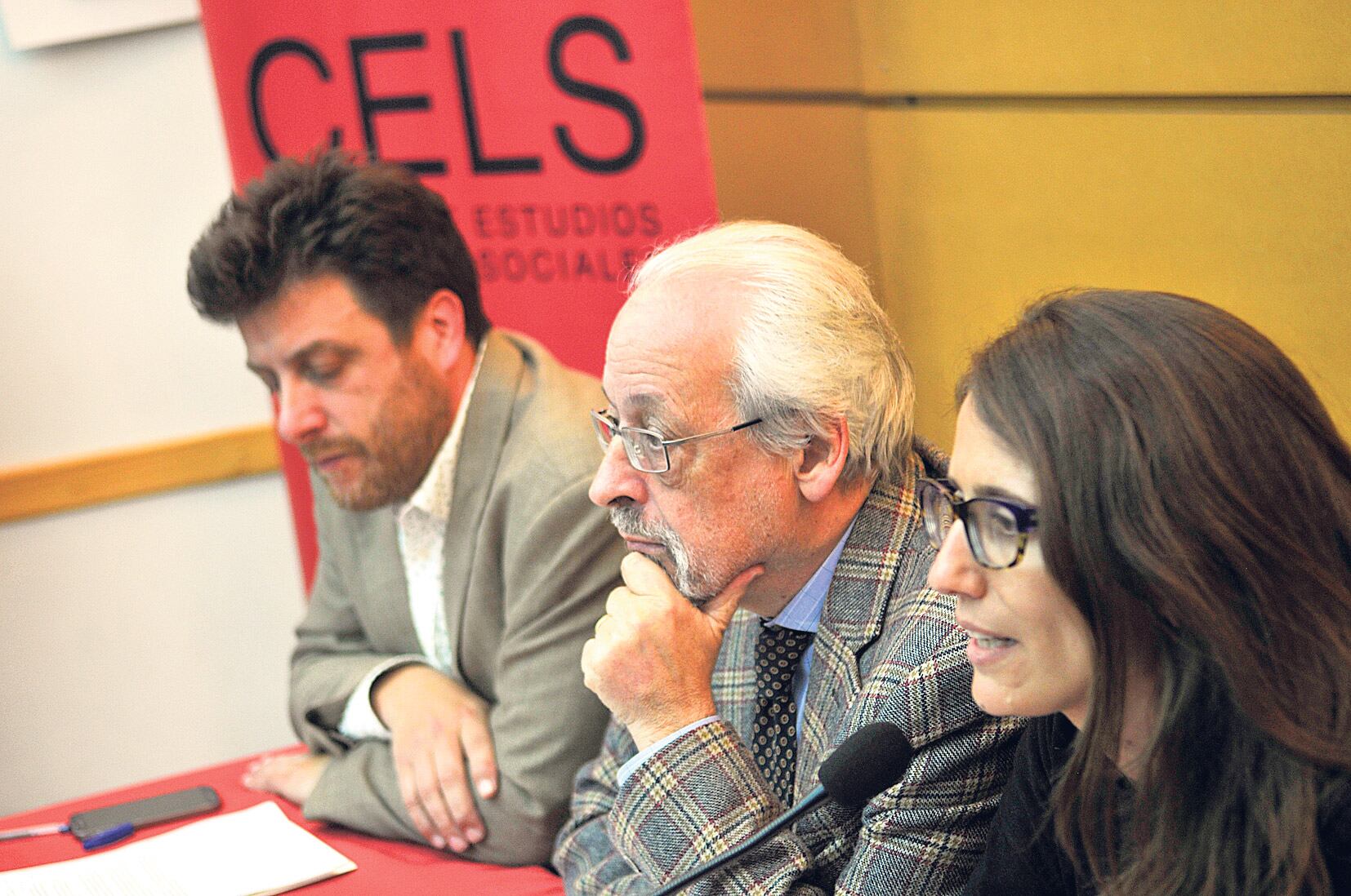 Gastón Chillier, Horacio Verbitsky y Elizabeth Gómez Alcorta reclamaron que el Gobierno cumpla con la resolución de la ONU.