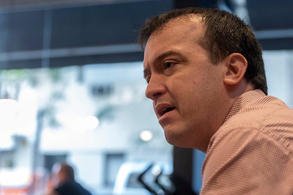 El diputado Joaquín Blanco