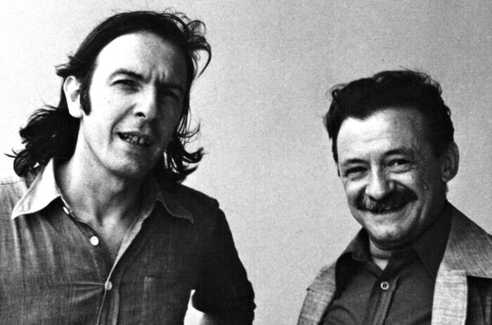 Junto a Mario Benedetti