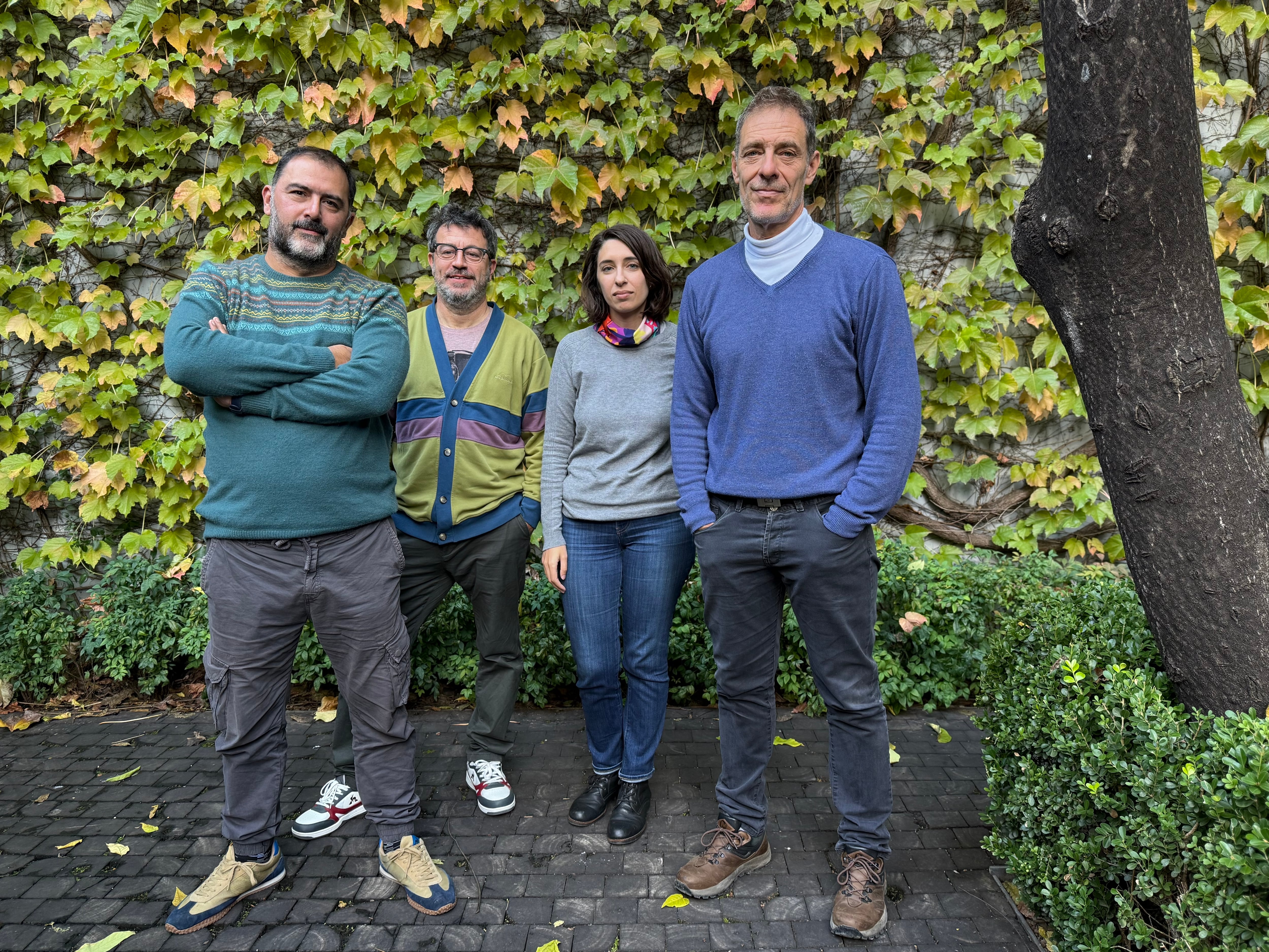 Carlos Castro, Gustavo Alonso, Gabriela Naso y Alejandro Vagnenkos, presentes en las Jornadas.