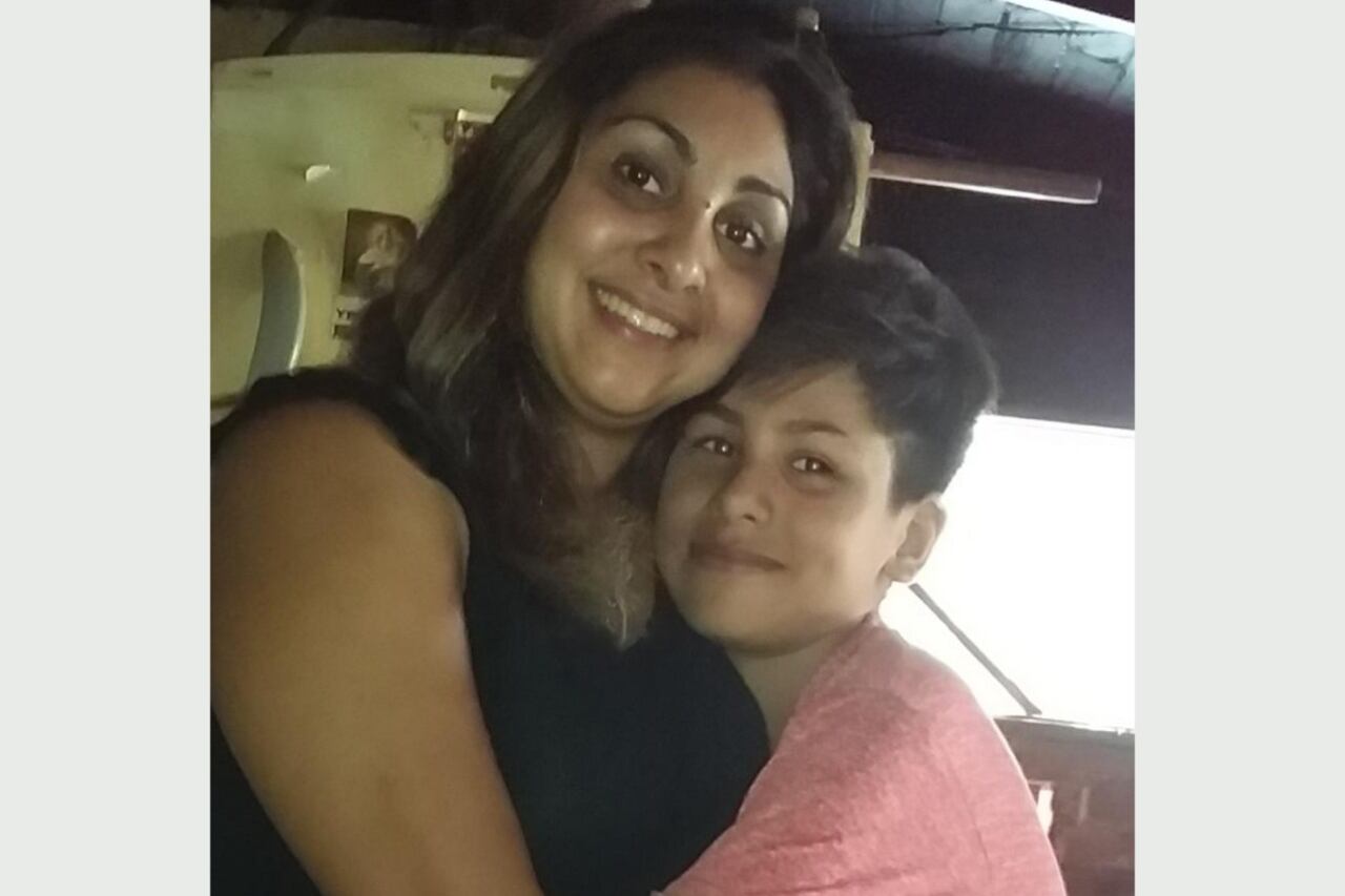 Carolina reconoció el cuerpo de su hijo por el tatuaje de una palmerita. "No pude seguir mirando, era demasiado impresionante".