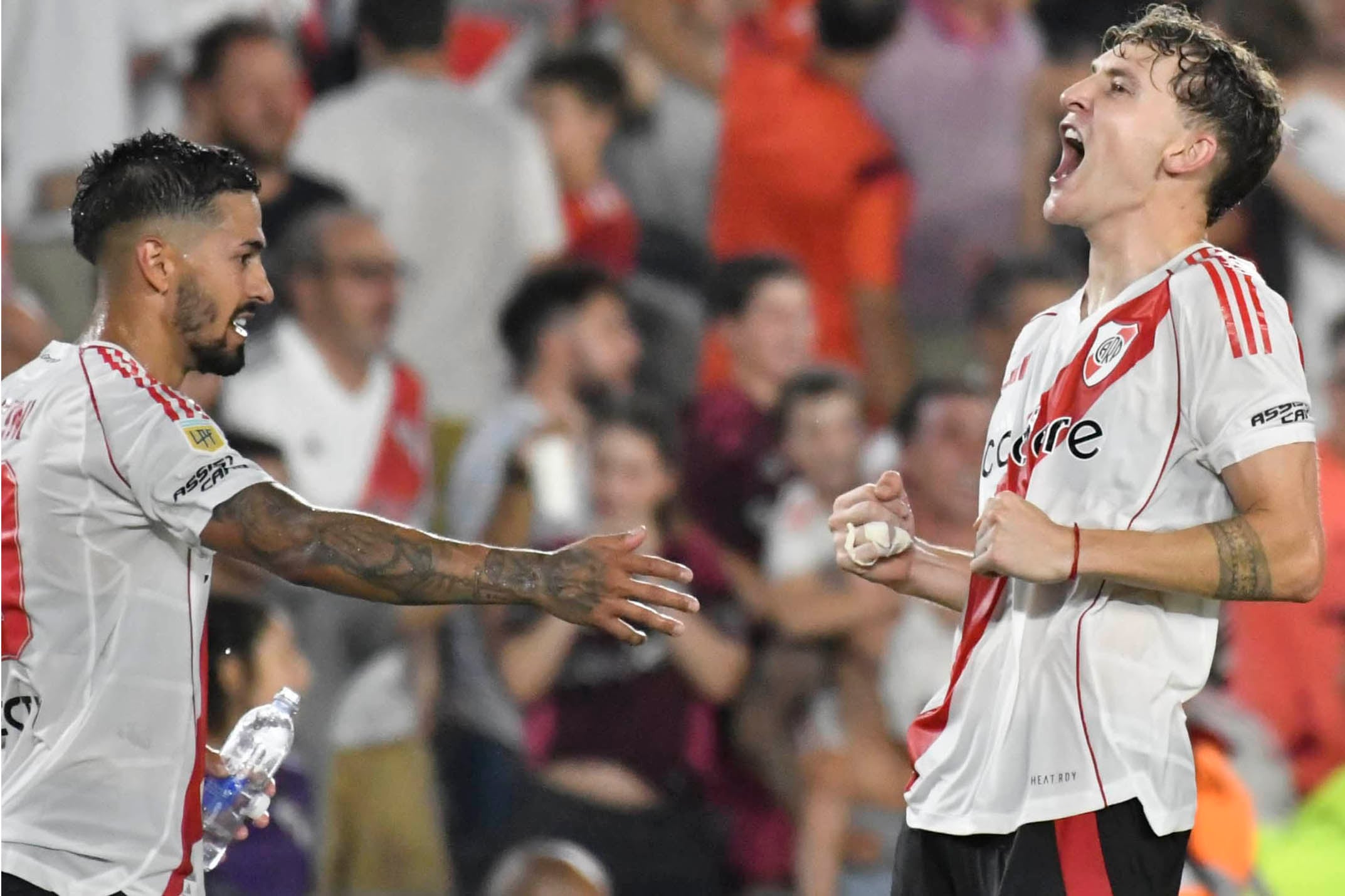 Colidio, goleador de la noche en el Monumental.