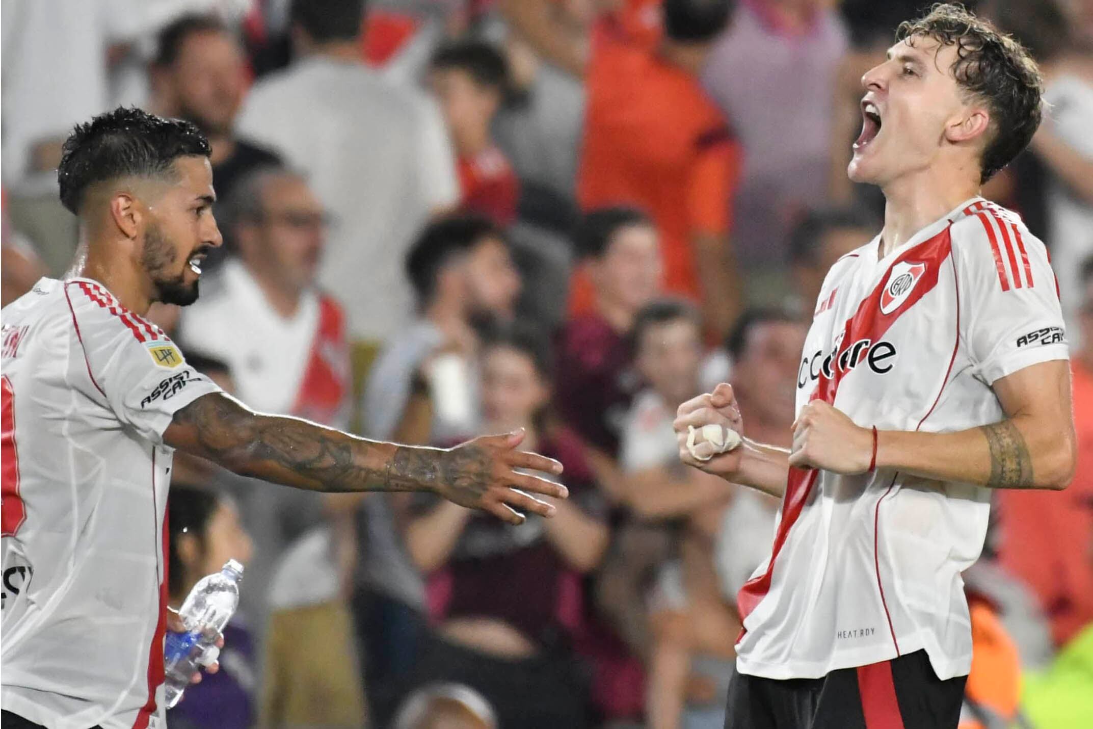 Colidio, goleador de la noche en el Monumental.