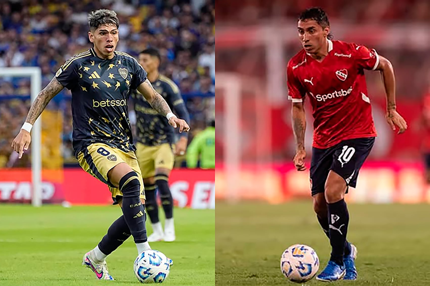 Carlos Palacios y Luciano Cabral, duelo chileno en el Boca-Independiente que se viene.