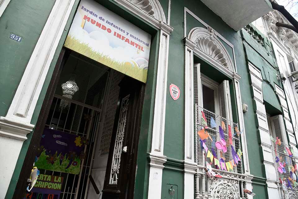 La fachada del ahora jardín cooperativo.