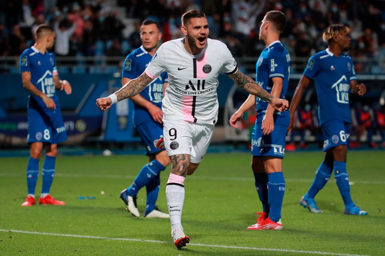 Mauro Icardi comenzó el torneo con un gol, aunque será suplente cuando estén todas las estrellas.