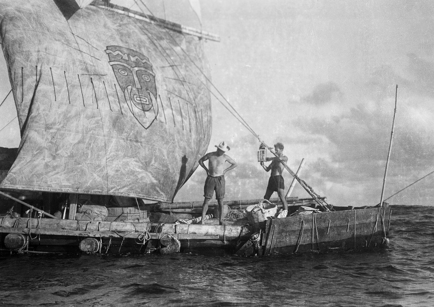 La Kon-Tiki salió de Perú el 28 de abril de 1947.