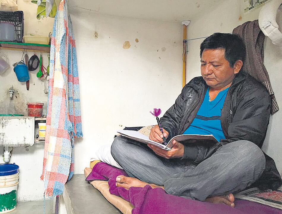 El periodista maya Pedro Canché pasó nueve meses encarcelado entre 2014 y 2015 con cargos falsos.