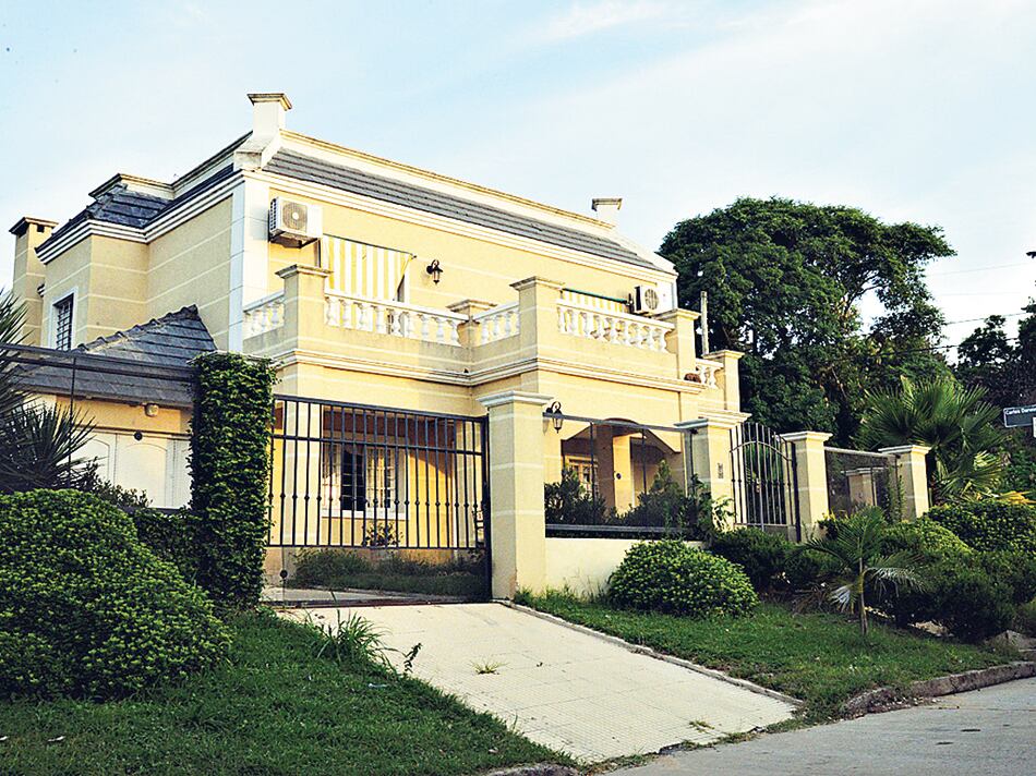 La casa de la zona de Toma Vieja donde se realizó la fiesta.