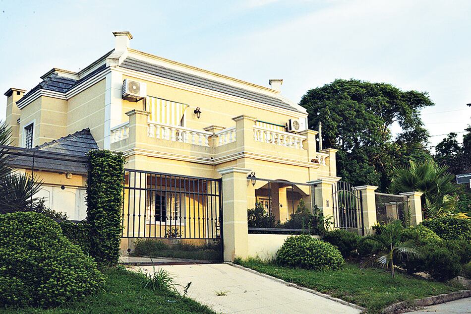 La casa de la zona de Toma Vieja donde se realizó la fiesta.