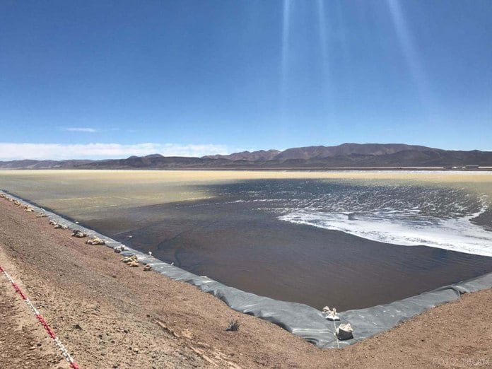 Fosa de evaporación. 