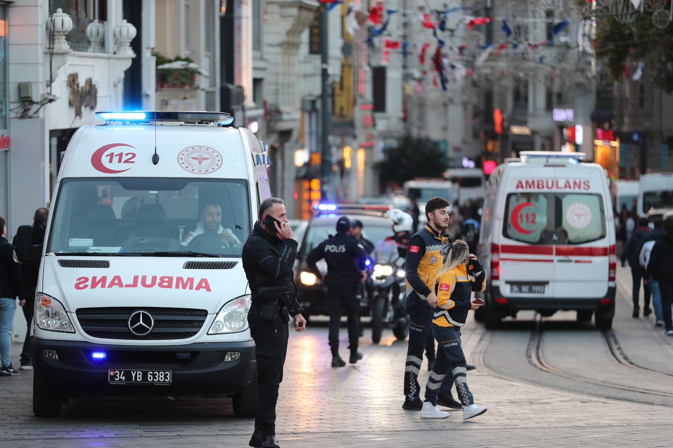 Explosión en Estambul: al menos 6 muertos y 53 heridos. Imagen: EFE.