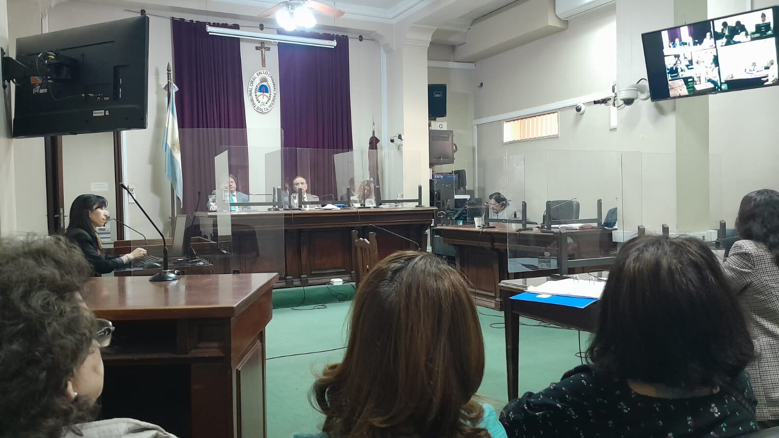 Audiencia en el TOF 1 de Salta