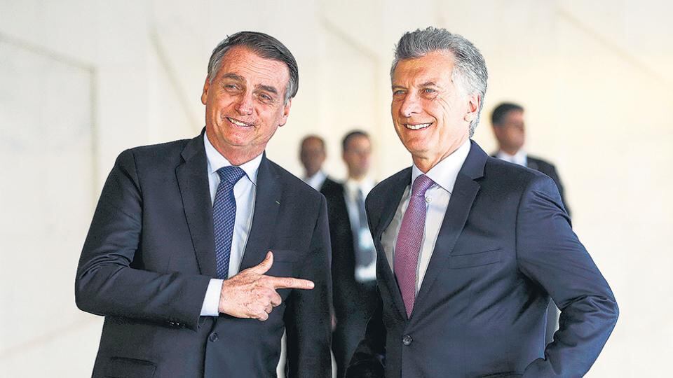 Jair Bolsonaro y Mauricio Macri, vendiendo el acuerdo Unión Europea-Mercosur.
