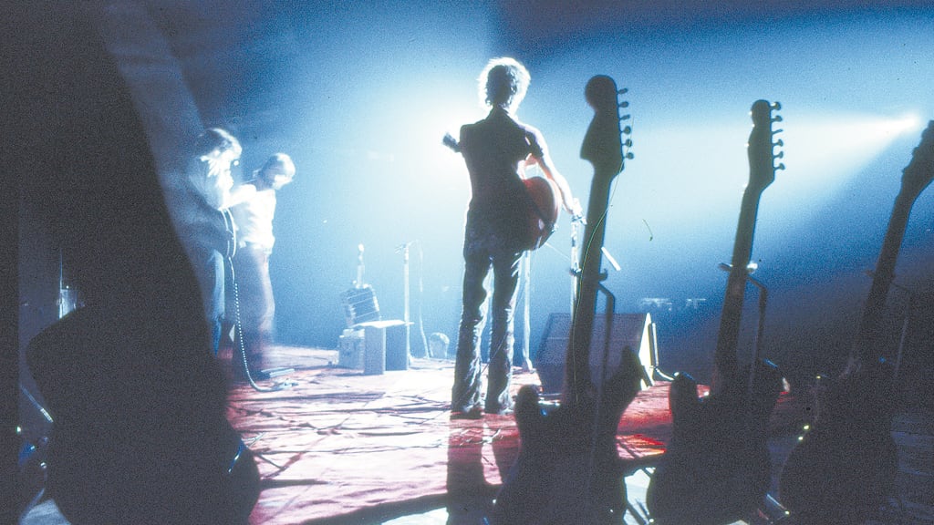 Invisible en el Luna Park, presentando El jardín de los presentes. La foto es de José Luis Perotta