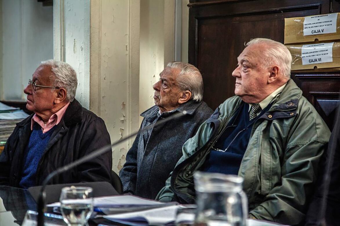 Miguel Torrealday, David Vainstub (ya fallecido) y Jorge Rossi, los médicos condenados.