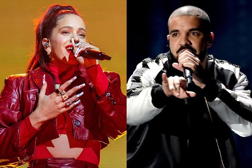 Rosalía y Drake. 