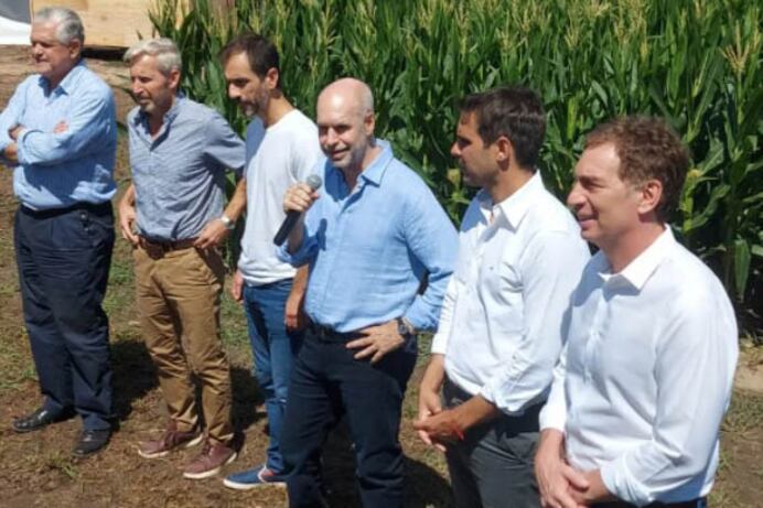 Larreta visitó Expoagro la semana pasada.
