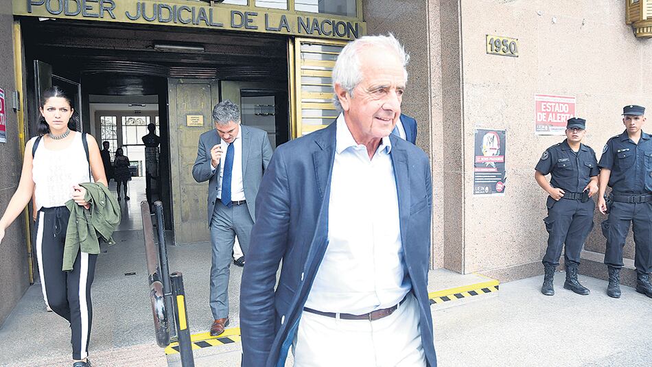 El titular de River, Rodolfo D’Onofrio, estuvo en Comodoro Py.