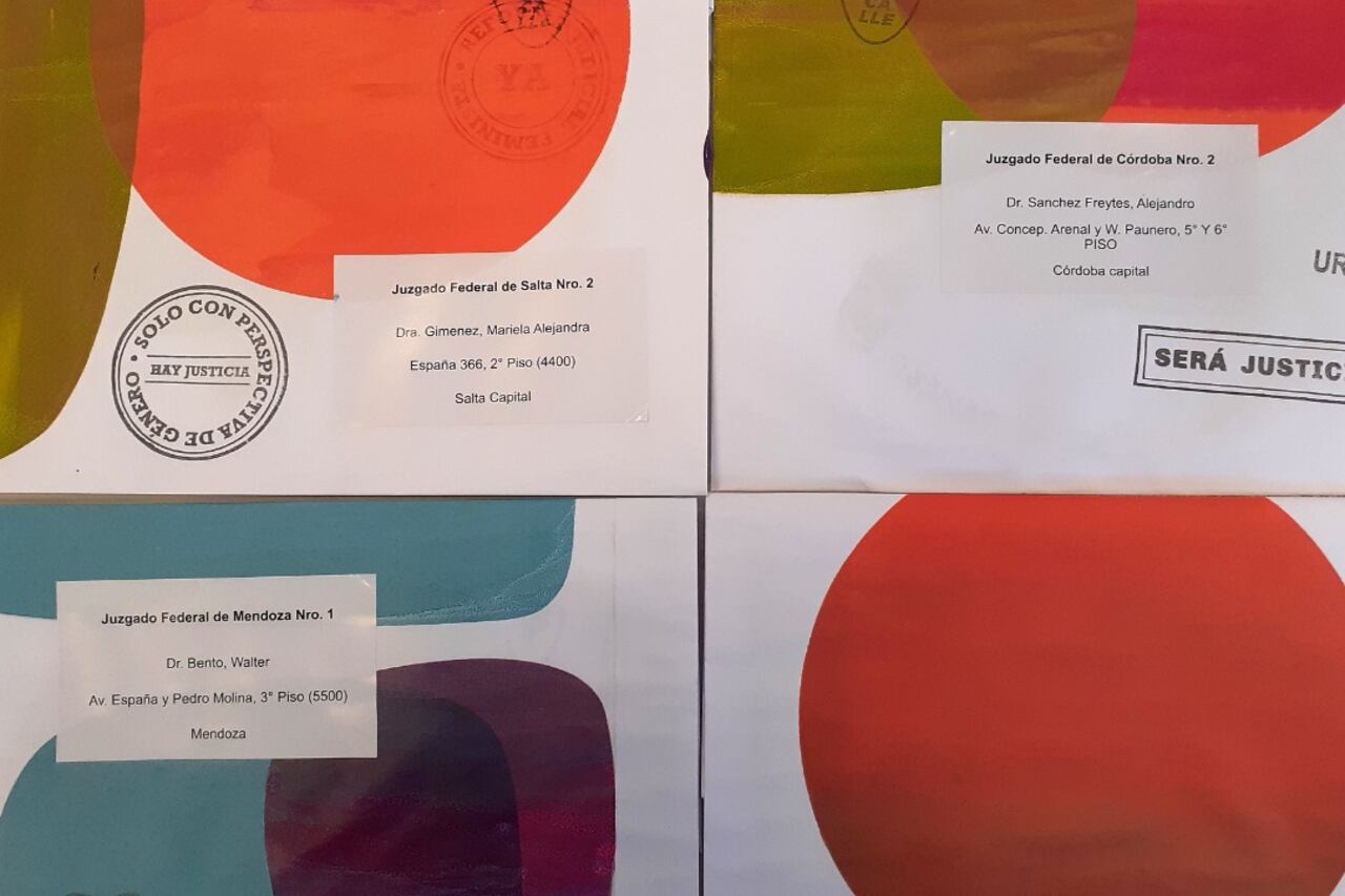 Un ejemplo de las cartas enviadas a jueces y juezas de todo el país: "esta carta es una invitación a repensar y resignificar la garantía de imparcialidad", dicen.