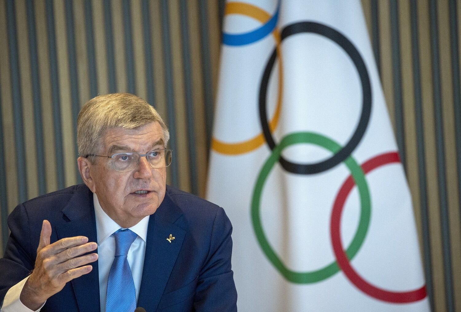 El presidente del Comité Olímpico, Thomas Bach