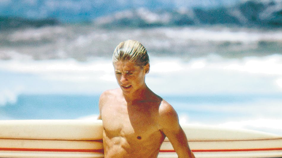 William Finnegan de joven surfeando en california