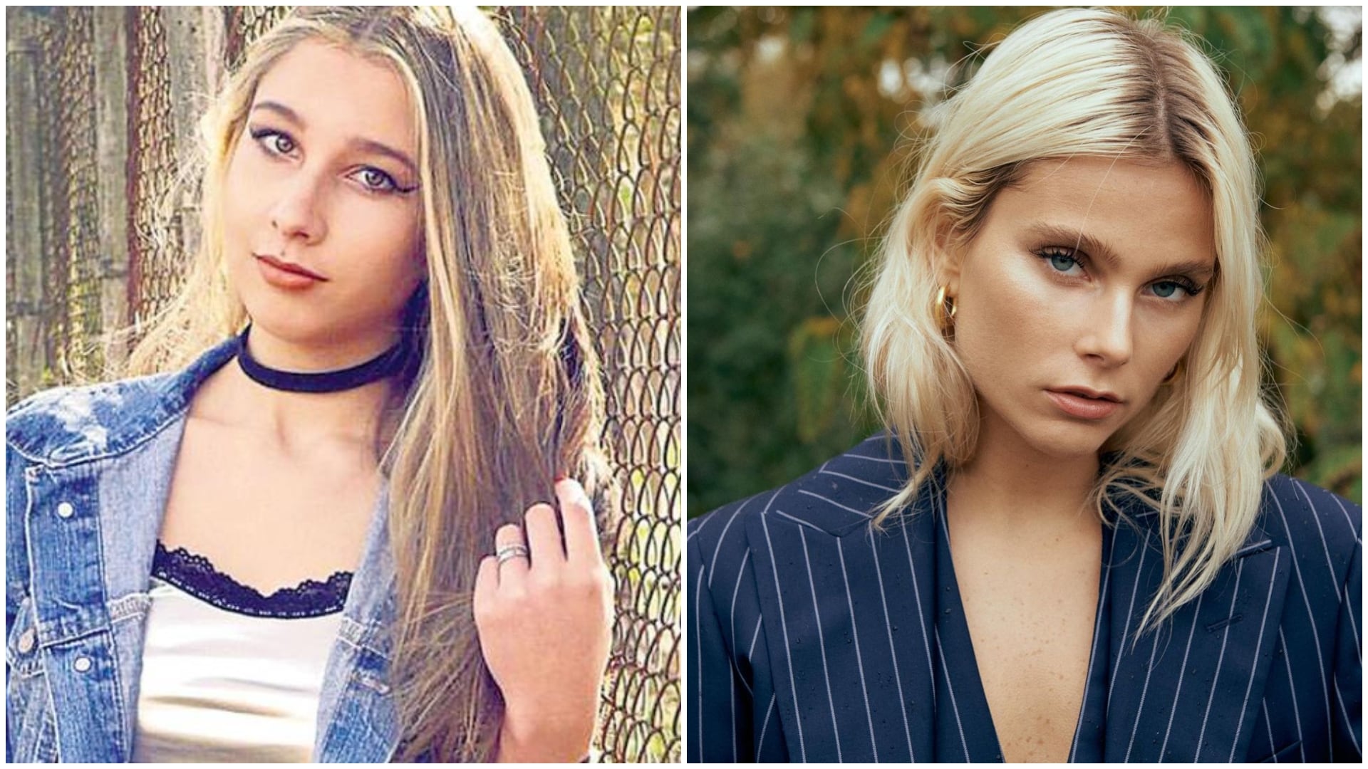 La verdadera Nahir y la actriz que la interpreta. 