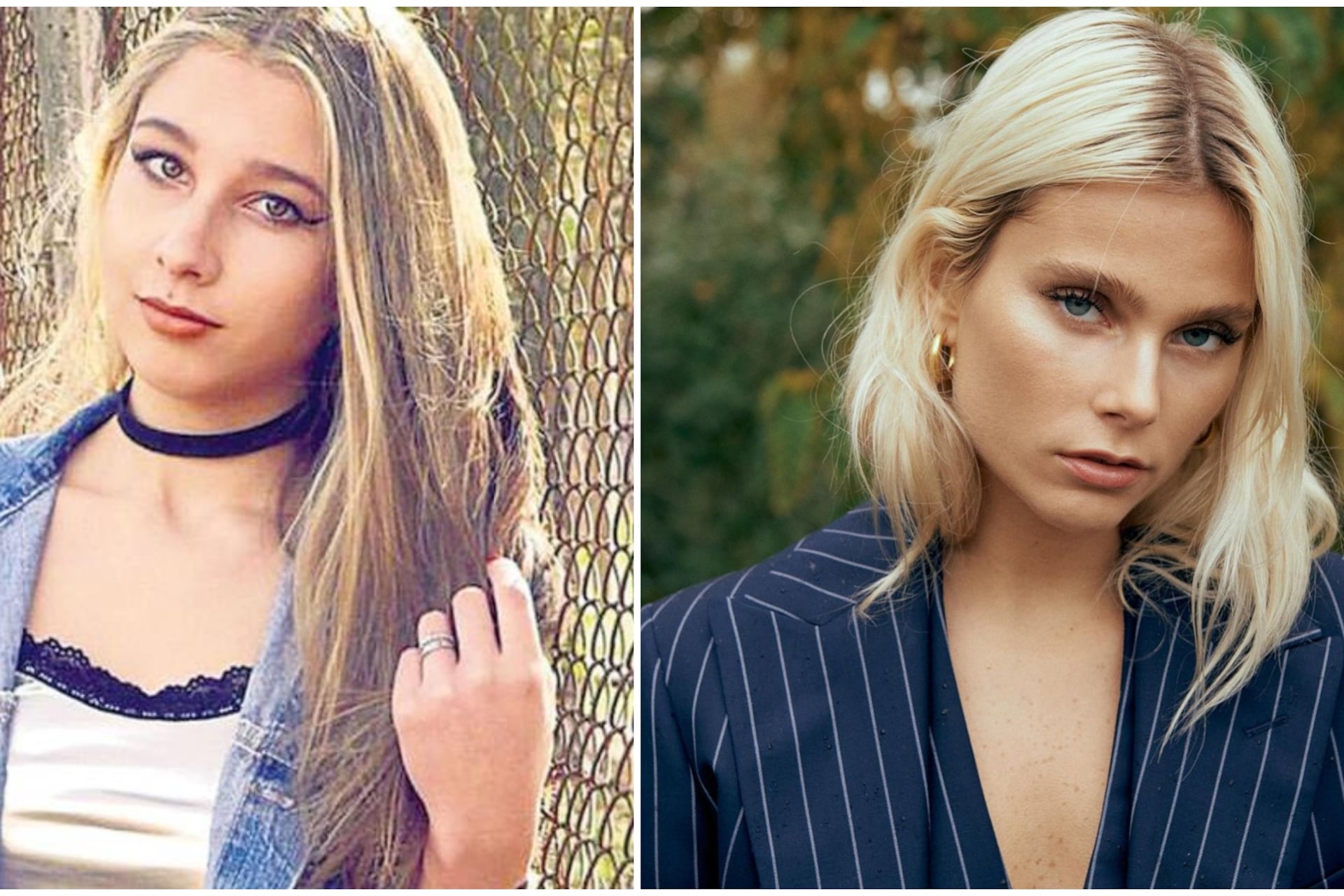 La verdadera Nahir y la actriz que la interpreta.