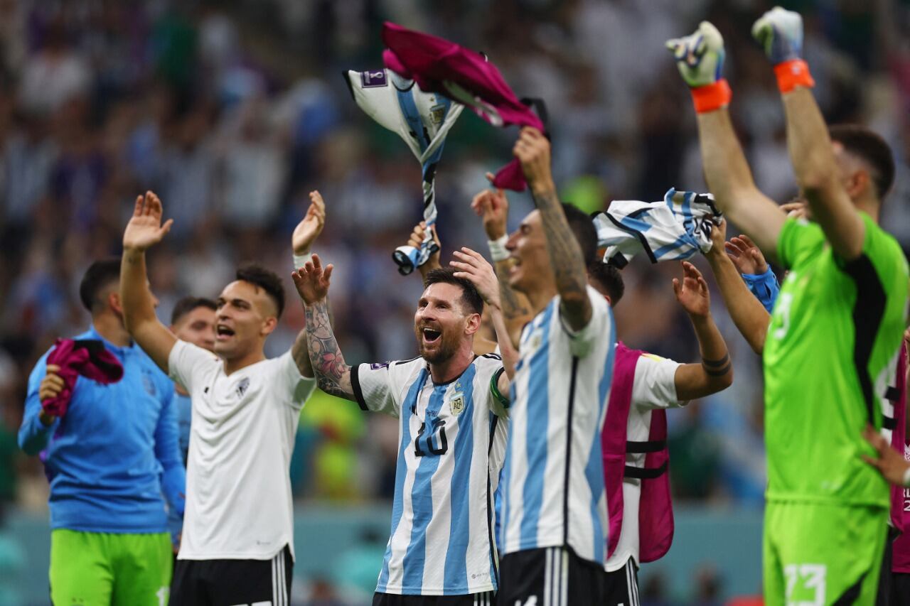 Lautaro, Messi, Di María y Dibu: desahogo argentino.