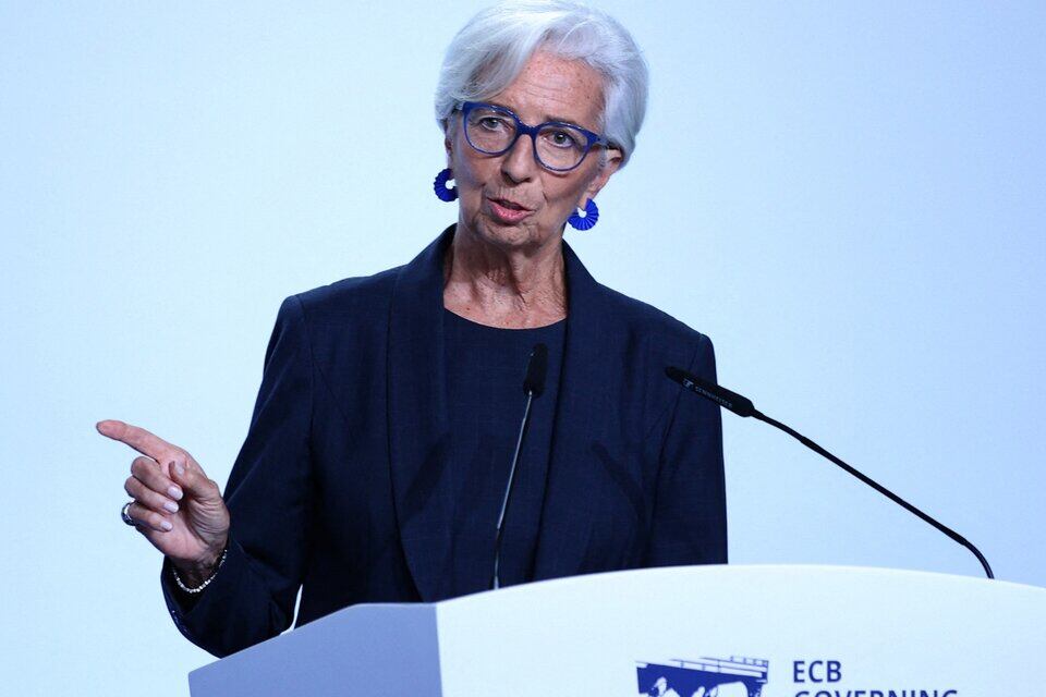 Christine Lagarde, presidenta del BCE