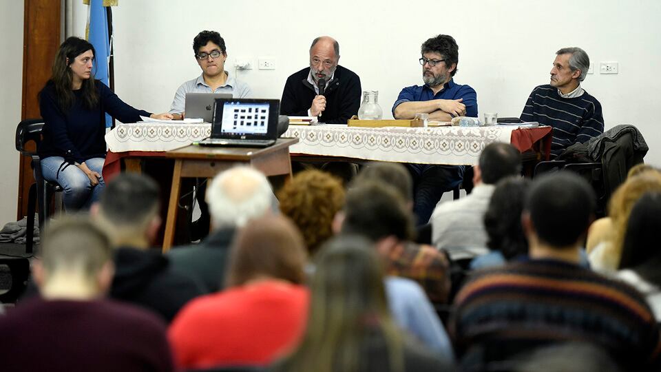 Omar Acha, Alejandro Cattaruzza, Guillermo David y Juan José Giani