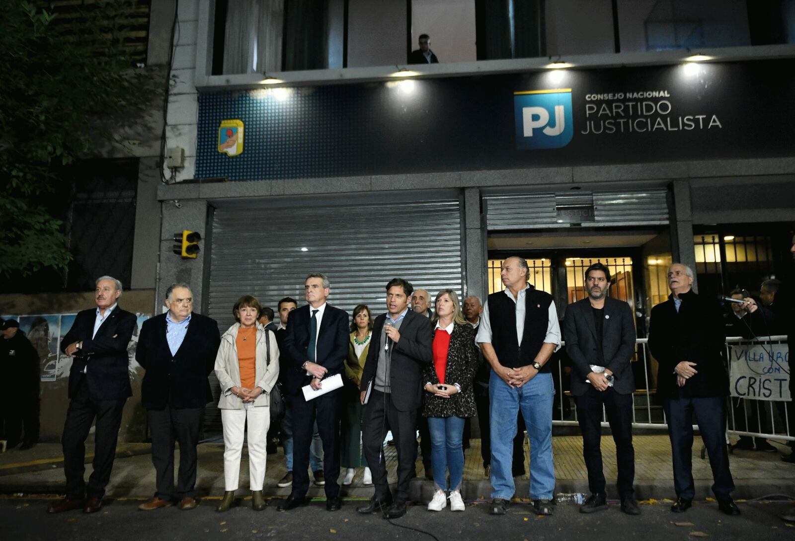 El gobernador de Buenos Aires, Axel Kicillof, ofició de vocero