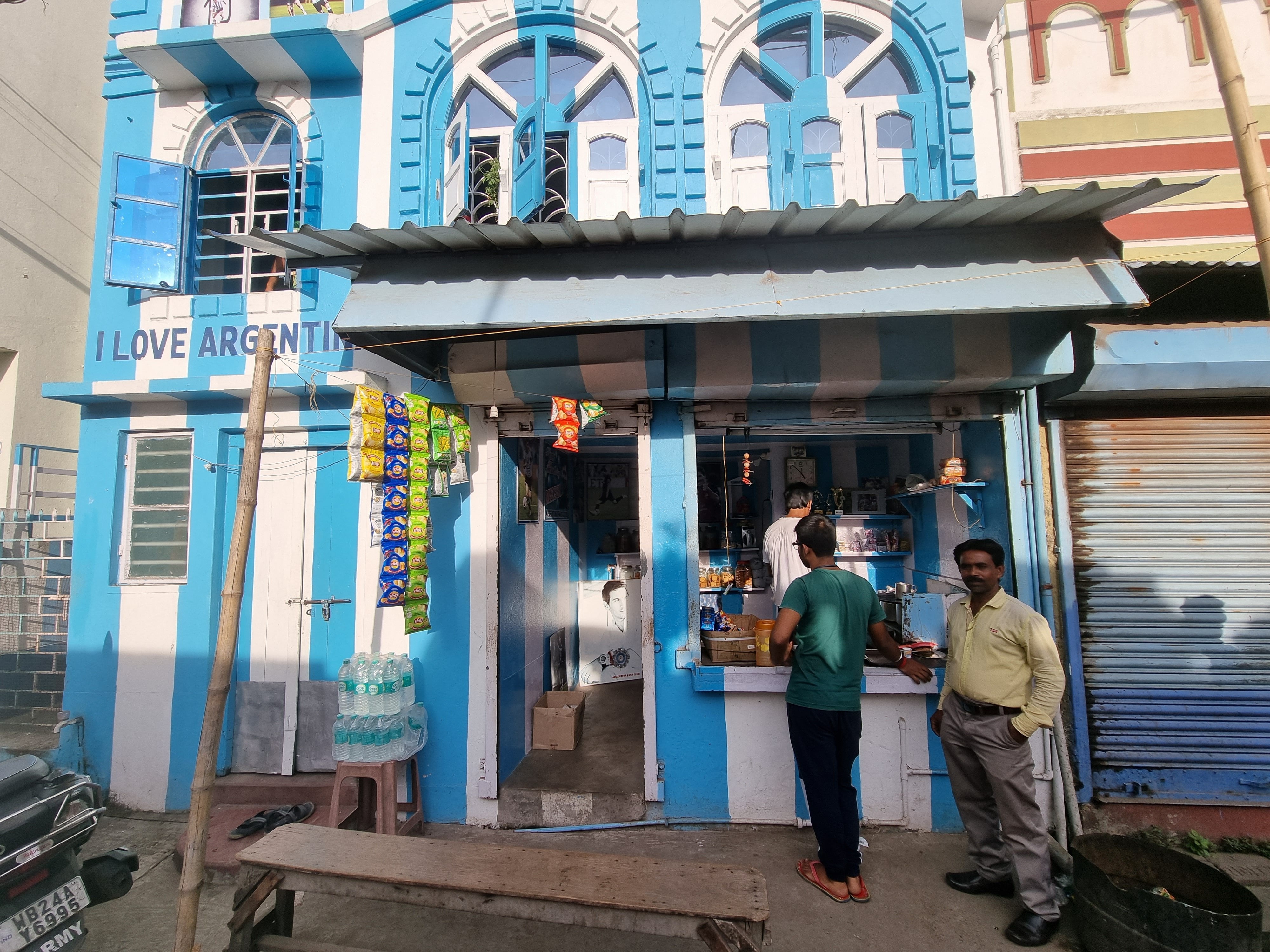 La casa de la familia Shankar en Calcuta (Foto: Twitter @periodistan_ )