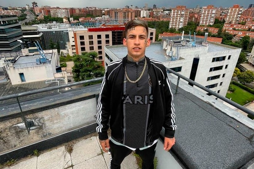 L-Gante contó en las redes sociales que lo agredieron cuando fue a visitar a su hija.