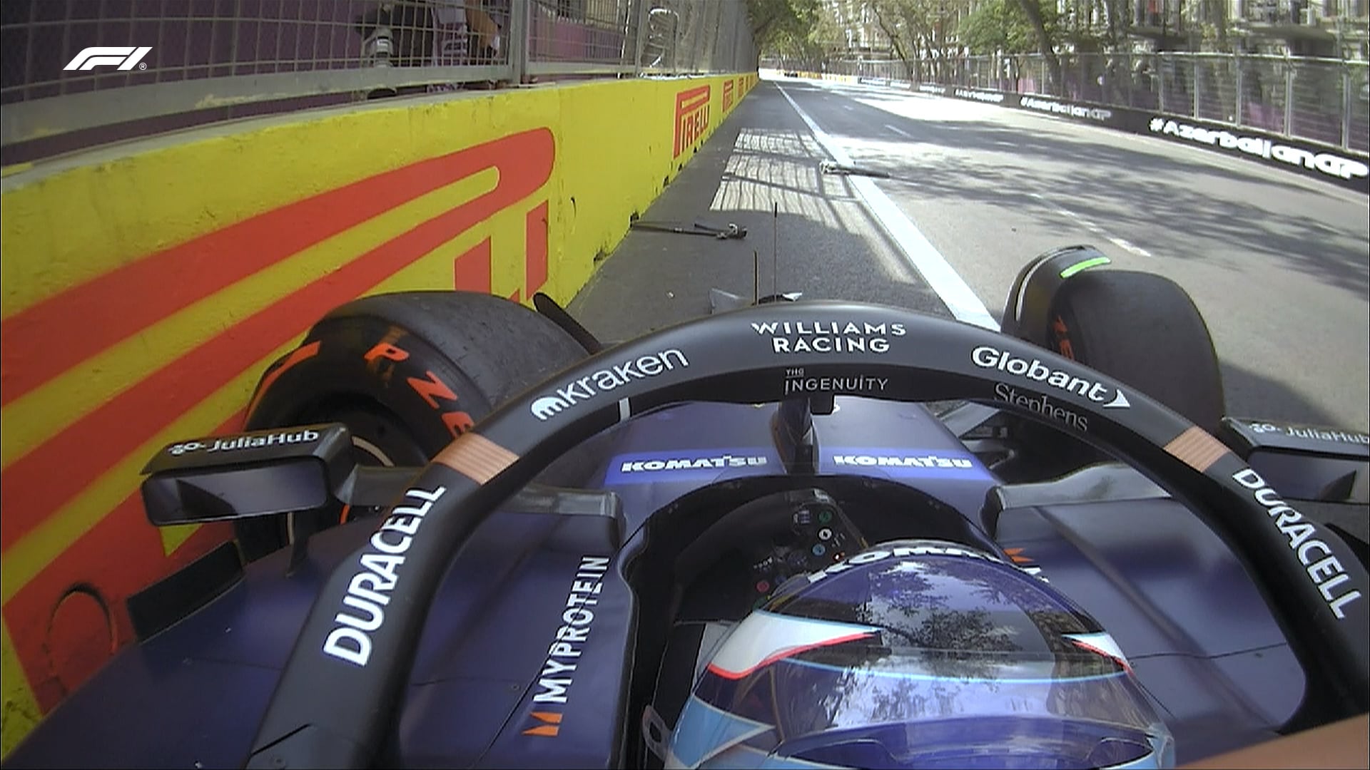 El accidente de Franco Colapinto en el GP de Azerbaiyán