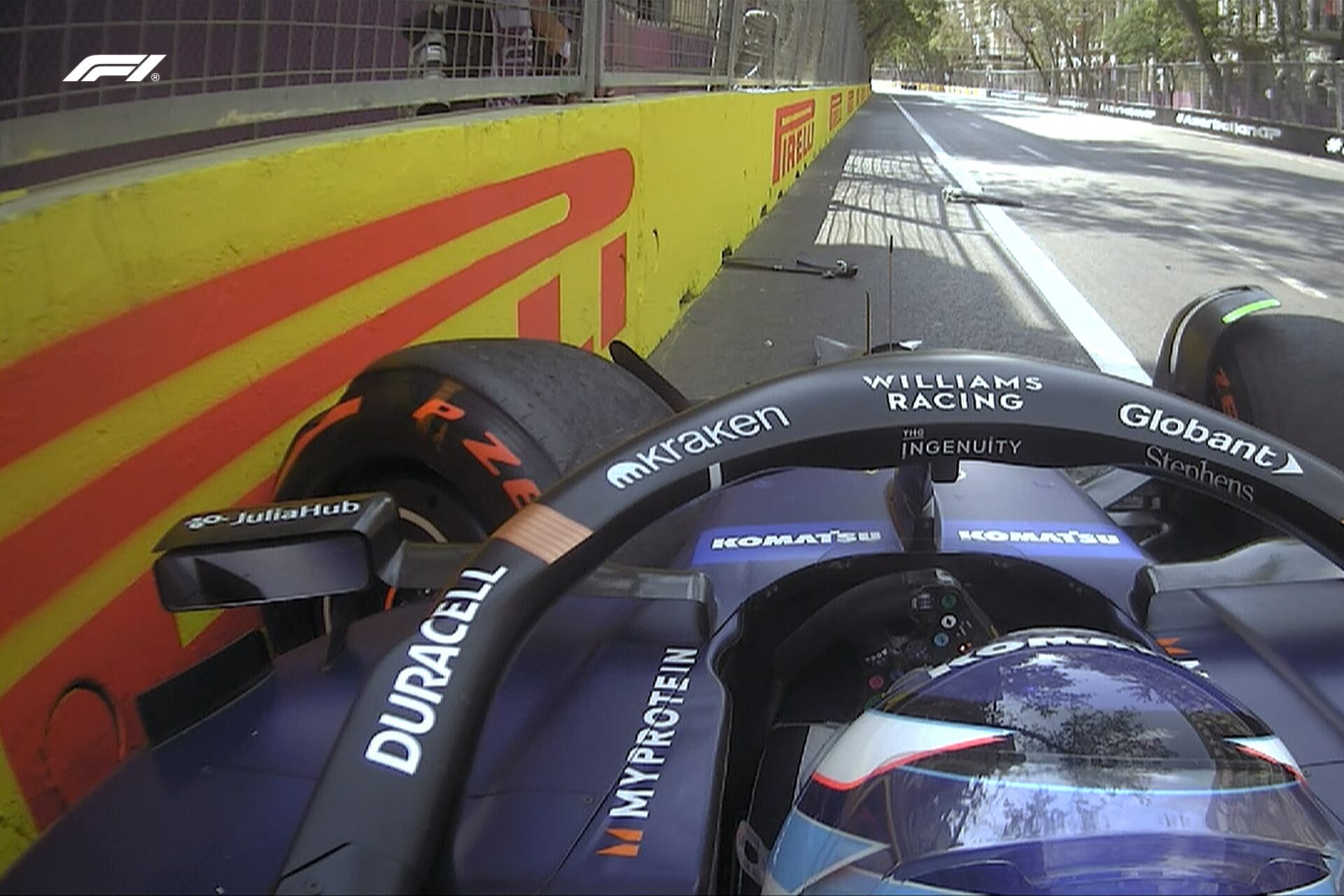 El accidente de Franco Colapinto en el GP de Azerbaiyán