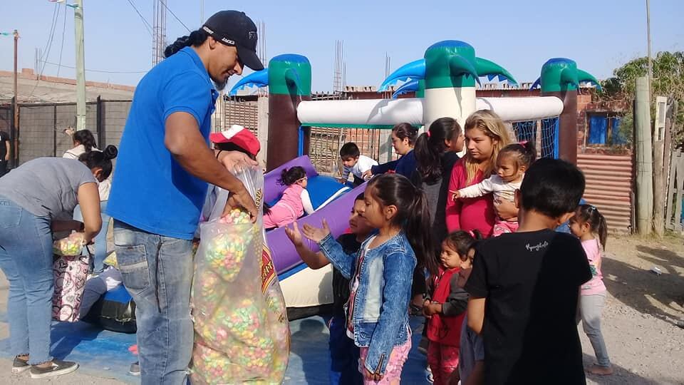 Yuthiel Alderete celebrando el día de las infancias en 2019