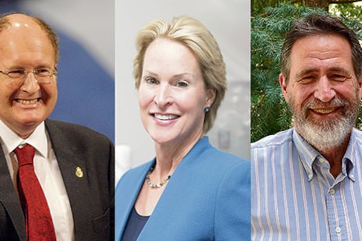 Gregory Winter, Frances Arnold y George Smith, premiados por sus estudios sobre la evolución.