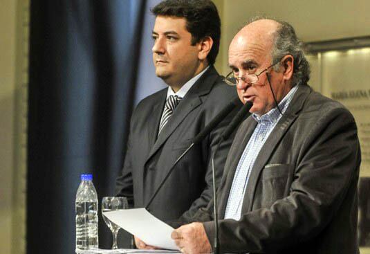 Oscar Parrilli y Juan Martín Mena.